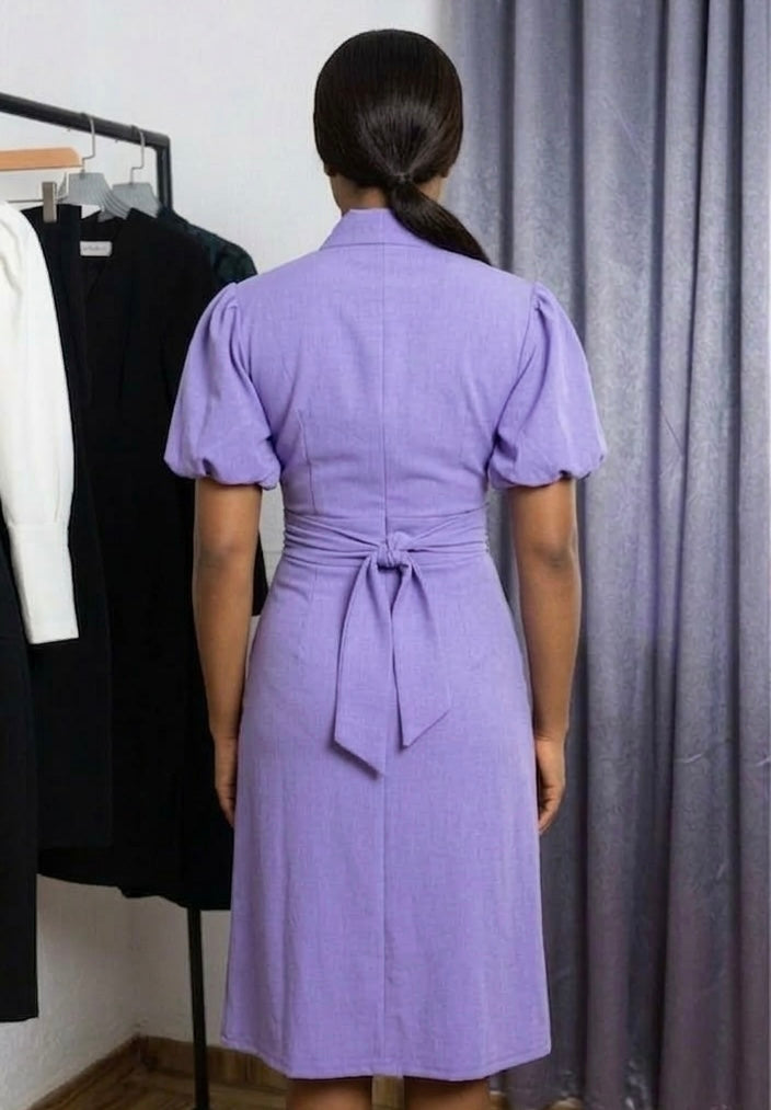 Lilac Office gown