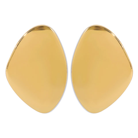 High Profile Fashion Pebble-shaped Glossy Earrings