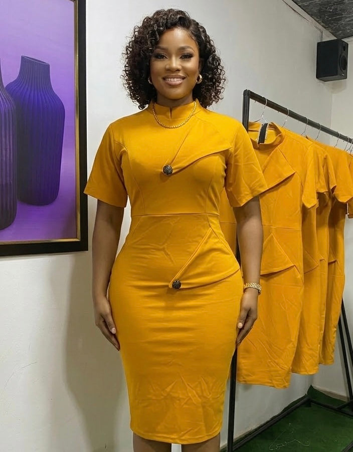 Yellow Coperate Gown